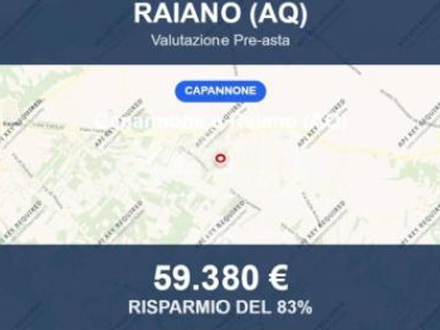 Capannone in vendita a Raiano, L'Aquila