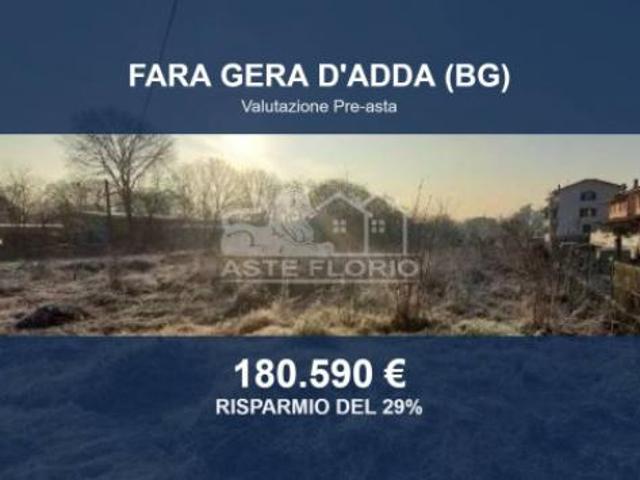 Terreno in vendita a Fara Gera D'adda, Lombardia
