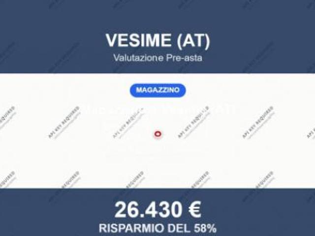 Capannone in vendita a Vesime, Asti