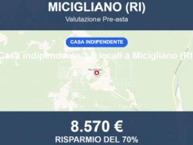 Villa Indipendente in vendita a Micigliano, Lazio
