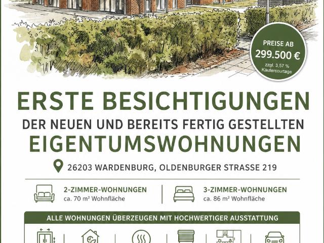 Wohnung kaufen in Achternholt, Wardenburg