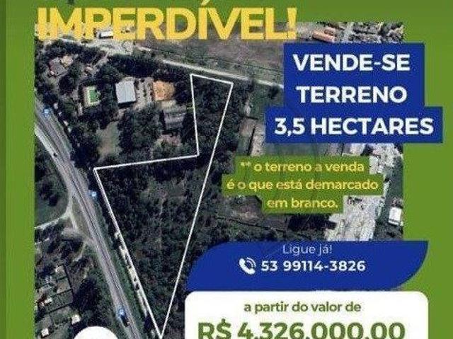 Terreno venda em Região Geográfica Imediata de Pelotas, Aglomeração Urbana do Sul