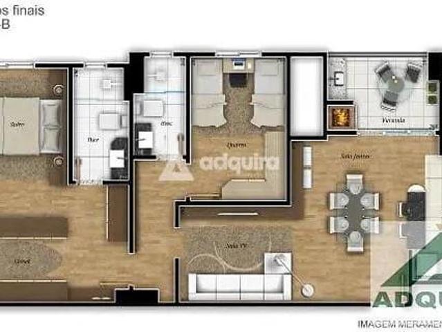 Apartamento venda em Região Geográfica Imediata de Ponta Grossa, Ponta Grossa
