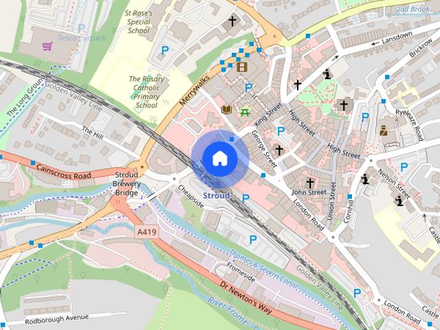 Apartment for rent in Stroud, School House