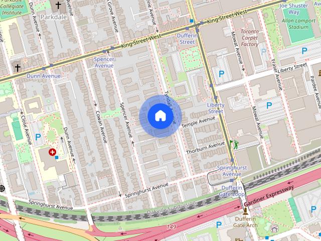 Apartment for rent in South Parkdale, Toronto