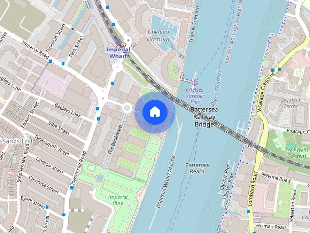 Apartment for rent in Imperial Wharf, Greater London