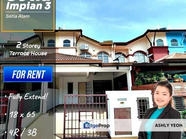 House for rent in Petaling, Alam Impian