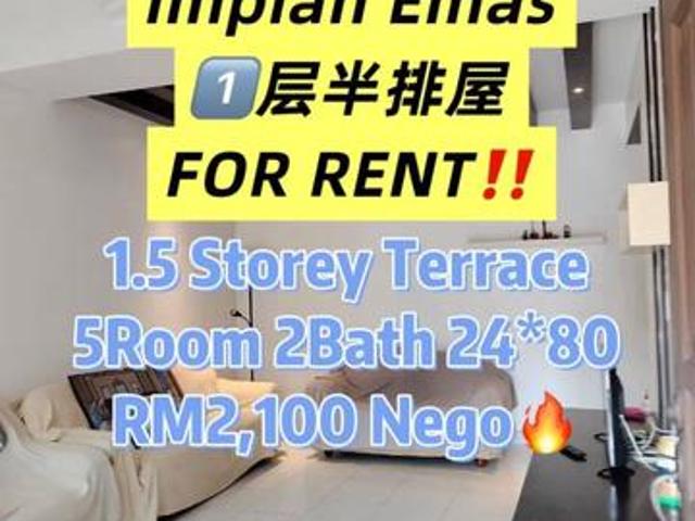 Terraced House for rent in Skudai, Iskandar Puteri