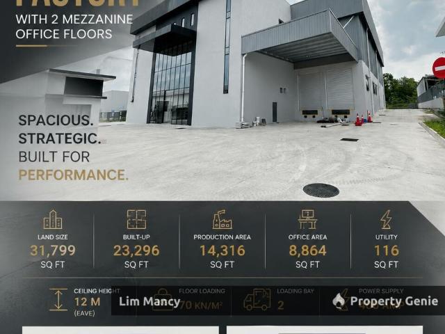 Warehouse for rent in Bukit Ledang, Johor