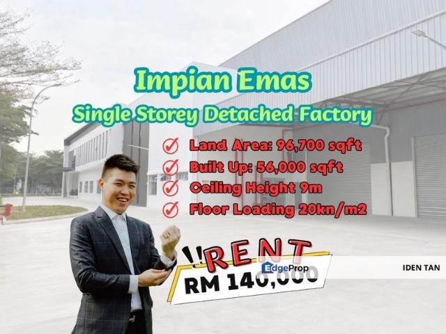 Warehouse for rent in Bukit Ledang, Johor