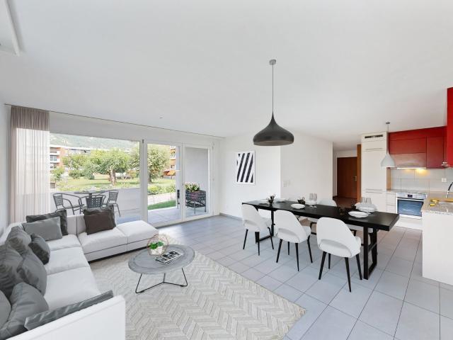 Etagenwohnung mieten in Aigle