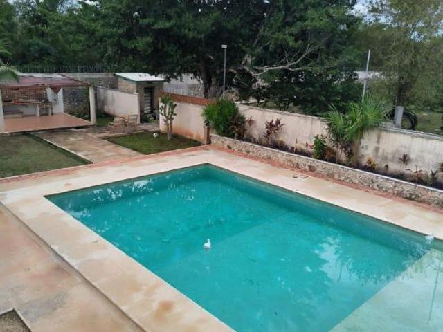 INCREIBLE CASA TIPO QUINTA EN VENTA CHABLEKAL MERIDA FVC 2669