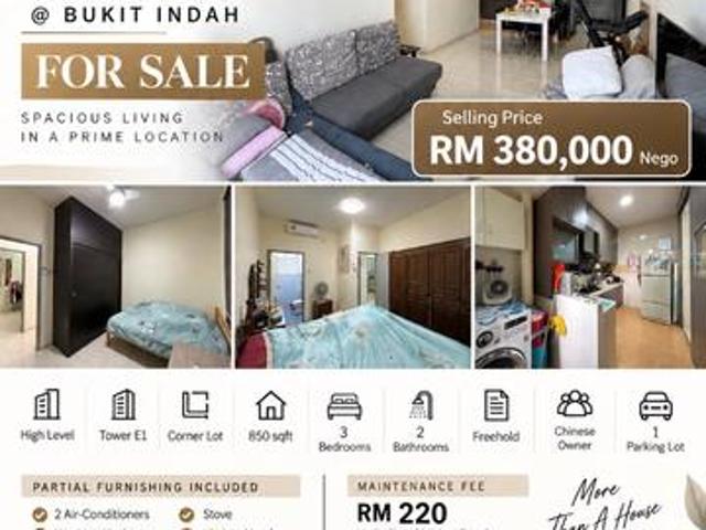 Apartment for sale in Johore Bahru, Johor