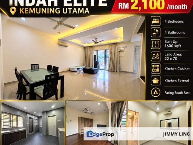 House for rent in Kemuning Utama, Shah Alam