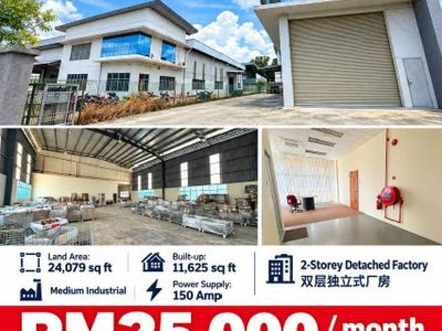 Warehouse for rent in Saleng, Kulai