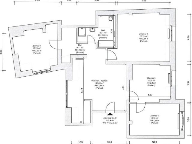 Apartment mieten in Nördliche Innenstadt, Halle