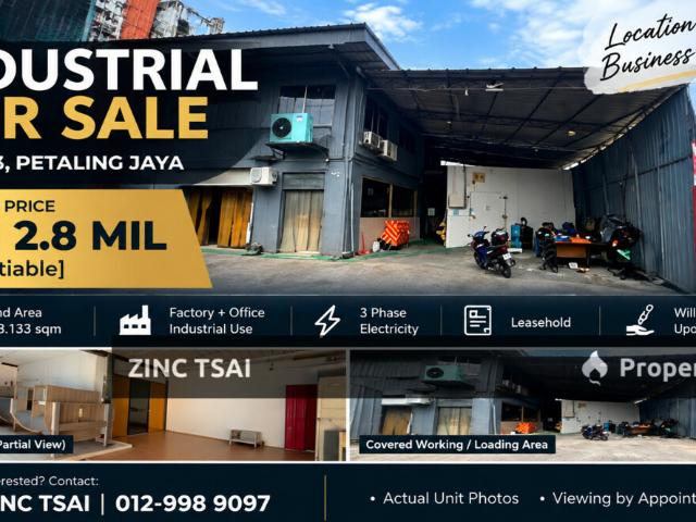 Warehouse for sale in Petaling, Damansara Damai