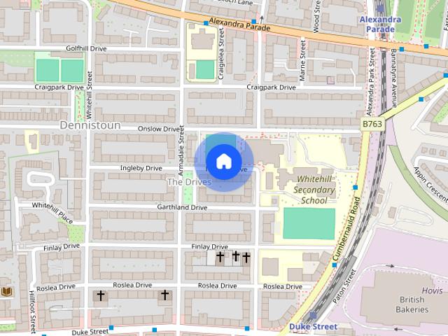 Apartment for rent in The Drives, Dennistoun