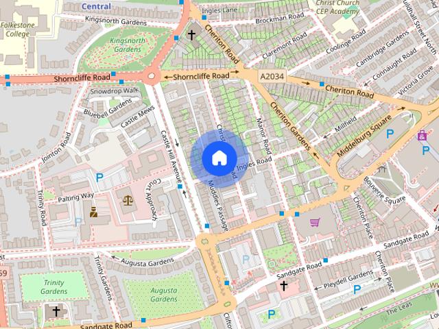House for rent in Foord, Folkestone and Hythe