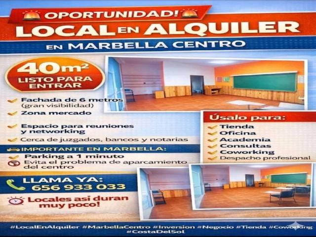 Local Comercial en alquiler en Costa del Sol Occidental, Andalucía