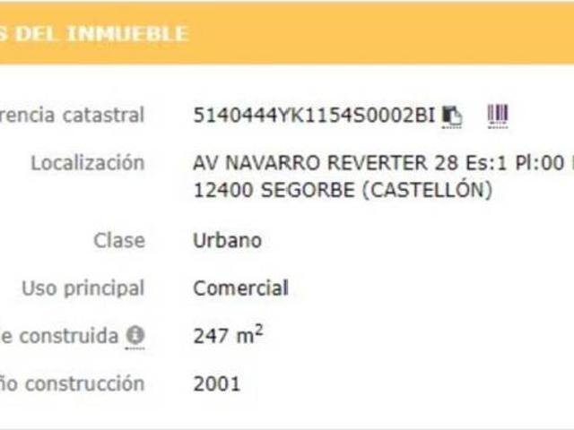 Local Comercial en venta en l'Alt Palància, Valencia