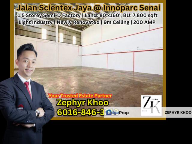 Warehouse for rent in Seelong, Johor