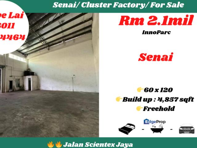 Warehouse for sale in Seelong, Johor