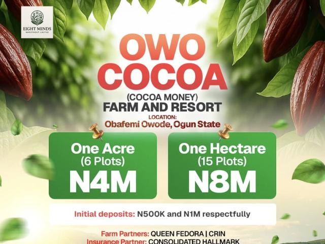 Land for sale in Ogun