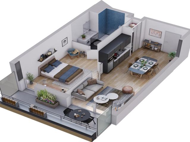 Appartement vente à Caen, Fleury-sur-orne
