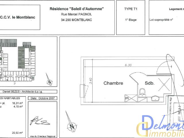 Appartement vente à Béziers, Montblanc