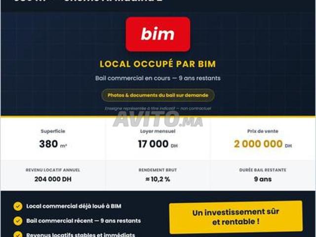 Local commercial vente à Tit Mellil, Gharb-Chrarda-Beni Hssen
