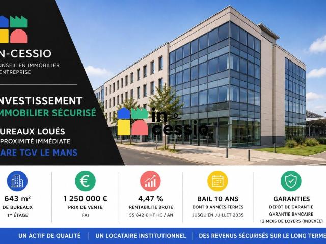Bureau vente à Le Mans