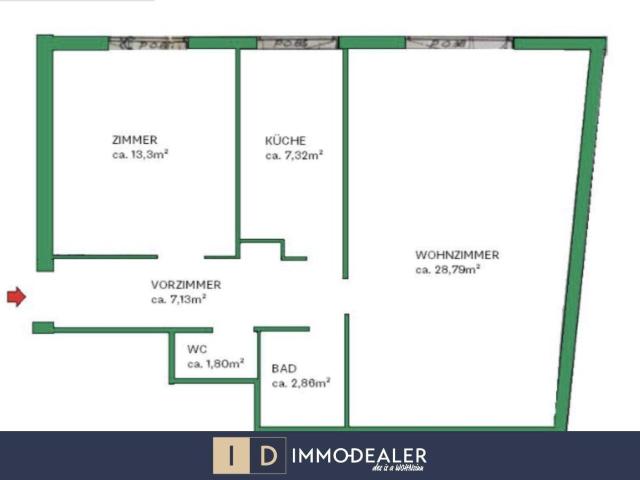 Apartment kaufen in Gumpendorf, Wien