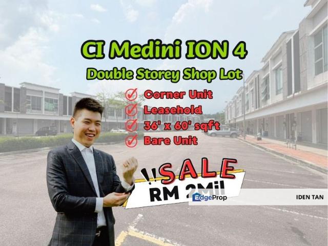 Shop for sale in Sunway Iskandar, Iskandar Puteri