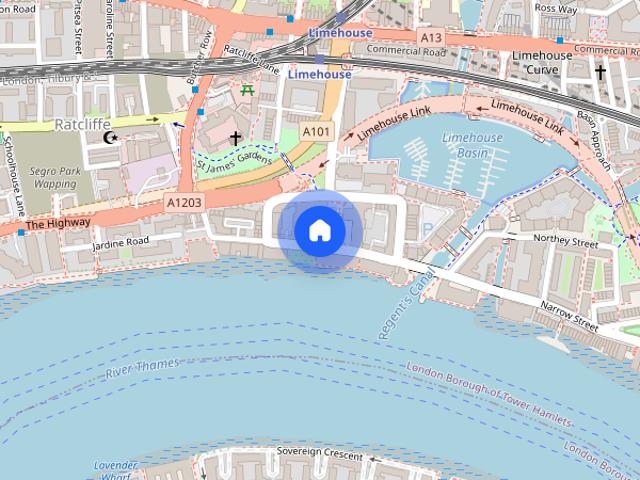 Apartment for rent in Ratcliffe, Limehouse
