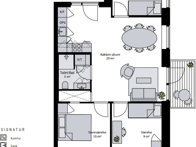 Lejlighed til leje i Århus