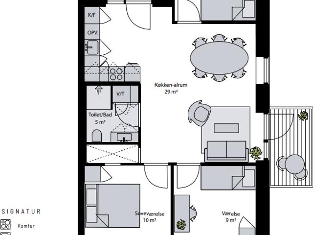 Lejlighed til leje i Århus