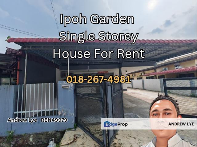 House for rent in Majlis Bandaraya Ipoh, Kinta