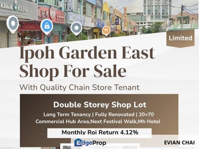 Shop for sale in Taman Ros, Majlis Bandaraya Ipoh
