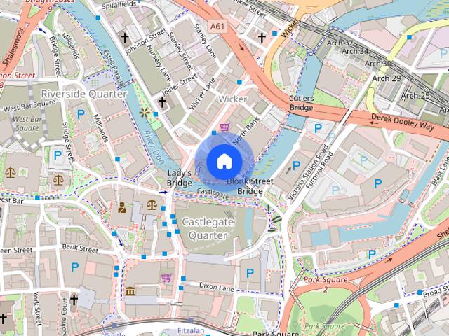 Apartment for rent in Castlegate, Burngreave