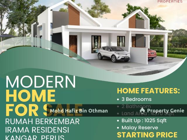 Residential House for sale in Kangar, Perlis