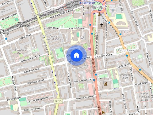 Apartment for rent in Barnsbury, Highbury
