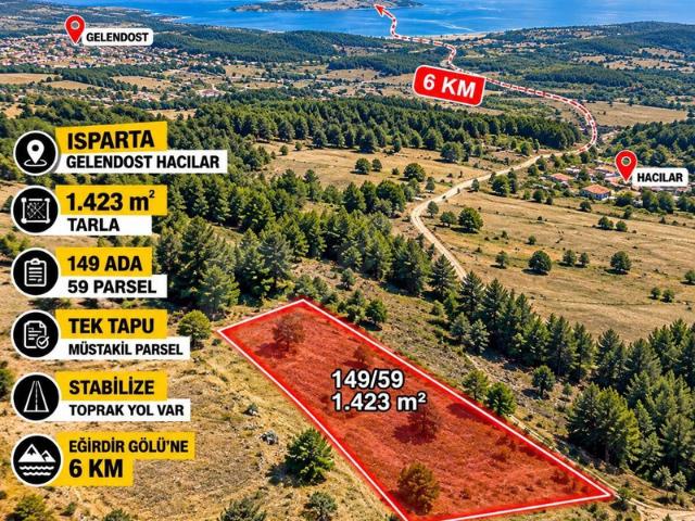Hacılar, Gelendost içerisinde satılık Arsa
