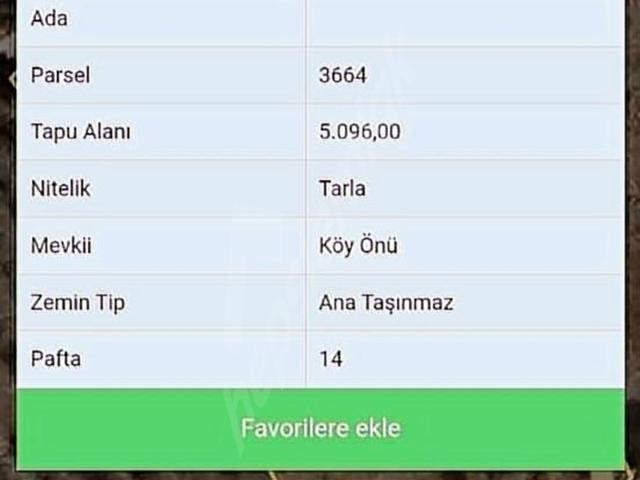 Ortayazı, Senirkent içerisinde satılık Arsa