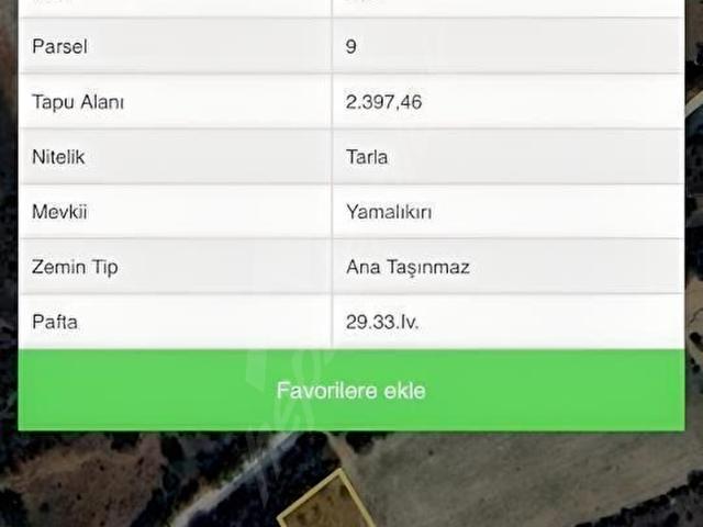 Yassıören, Senirkent içerisinde satılık Arsa