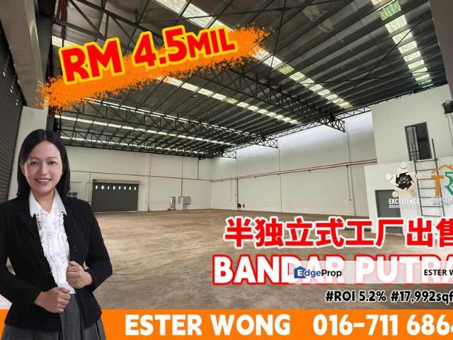 Warehouse for sale in Kulai, Johor