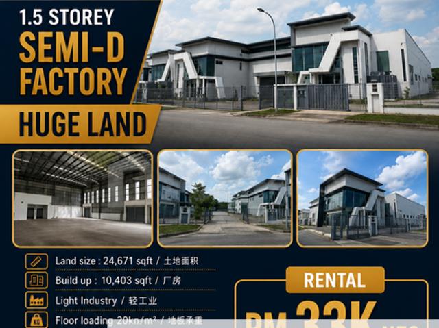 Warehouse for rent in Bandar Putra Kulai, Kulai
