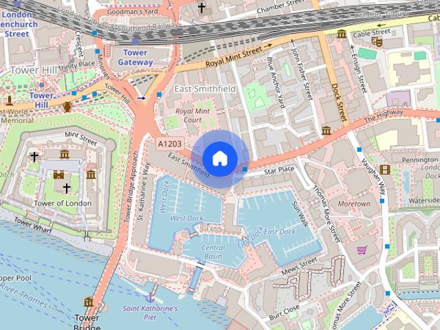 Apartment for rent in Tower Liberty, Wapping