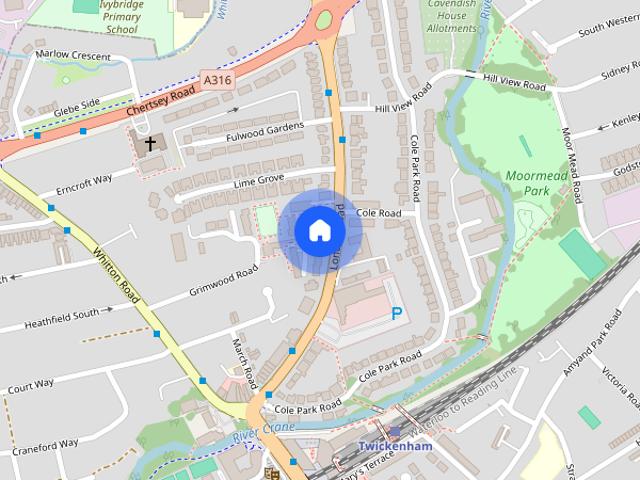 Apartment for rent in St Margarets, Greater London