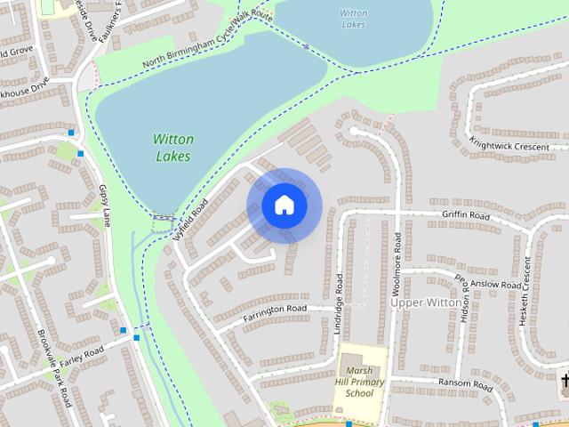 House for rent in Stockland Green, West Midlands